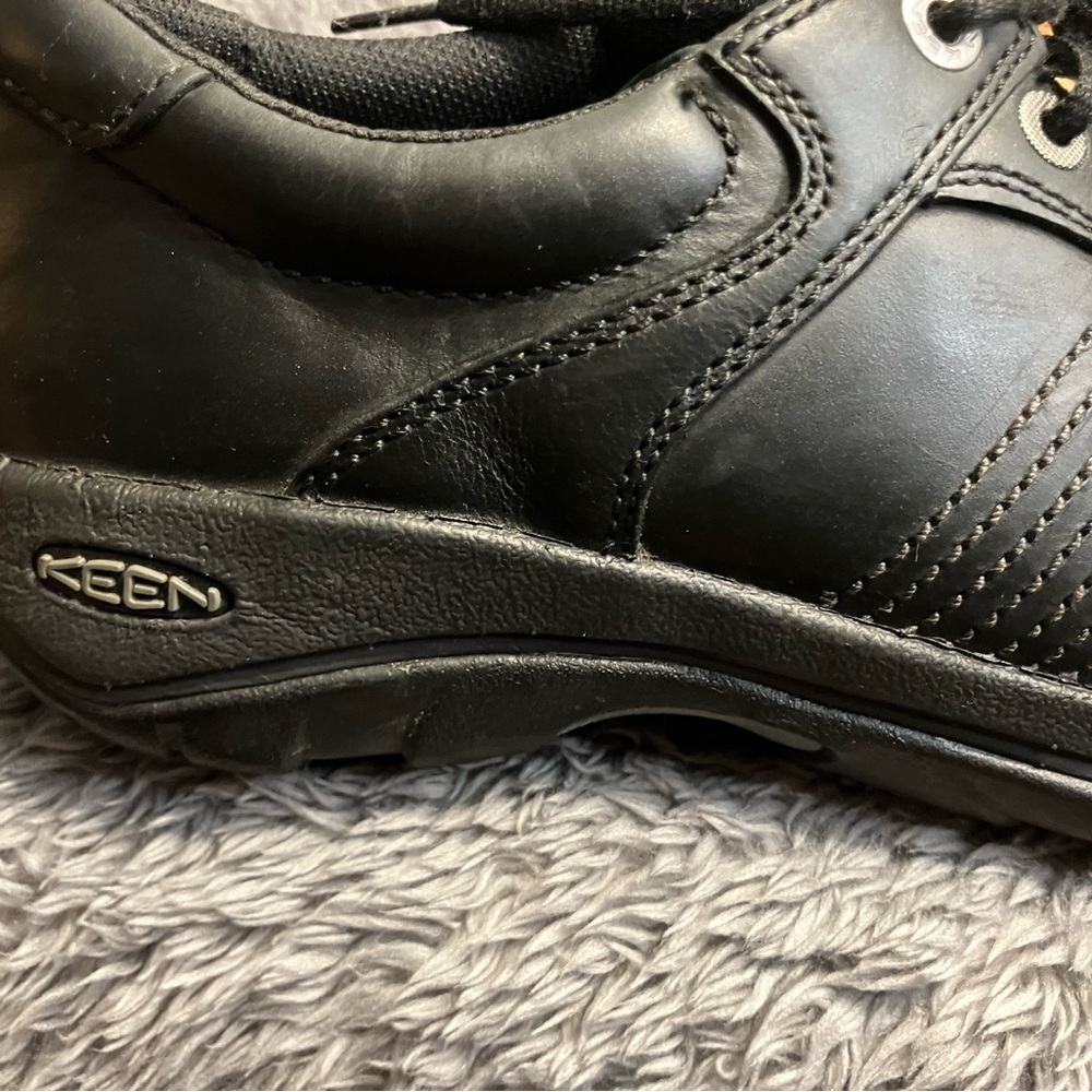 Keen Men's Black PTC Dress Oxford Water Resistant Leather Size 8.5 - Picture 13 of 14